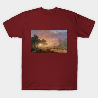 The Oregon Trail by Albert Bierstadt T-Shirt